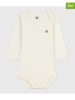 PETIT BATEAU 3er-Set: Bodys in Creme