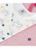 PETIT BATEAU 2er-Set: Pyjamas in Weiß/ Rosa