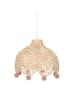 WellHome for Kids Hängeleuchte in Beige - (H)22 x Ø 28 cm