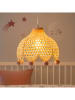 WellHome for Kids Lampa wisząca w kolorze beżowym - wys. 22 x Ø 28 cm