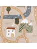 WellHome for Kids Baumwoll-Teppich in Beige - (L)150 x (B)100 cm
