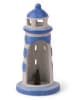 Paddywax 3tlg. Räucher- & Teelichthalter-Set ''Connecticut Lighthouse'' in Grau/ Blau