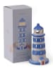 Paddywax 3tlg. Räucher- & Teelichthalter-Set ''Connecticut Lighthouse'' in Grau/ Blau