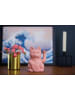 Donkey Figurka dekoracyjna "Lucky Cat" w kolorze jasnoróżowym - 10,5 x 15 x 8,5 cm