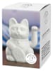 Donkey Dekofigur ''Lucky Cat'' in Weiß - (B)10,5 x (H)15 x (T)8,5 cm