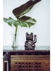 Donkey Dekofigur ''Lucky Cat'' in Schwarz - (B)10,5 x (H)15 x (T)8,5 cm