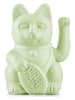 Donkey Decofiguur "Lucky Cat" lichtgroen - (B)10,5 x (H)15 x (D)8,5 cm