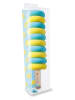 Donkey Abwaschschwamm ''Crazy Curls'' in Türkis/ Gelb - (B)6 x (H)26 x (T)6 cm