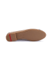 LLOYD Leren ballerina's beige/donkerblauw