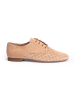 LLOYD Leren veterschoenen beige