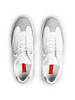 LLOYD Leren sneakers "Edik" wit/grijs