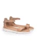 LLOYD Leder-Sandalen in Beige