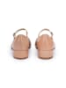 LLOYD Leder-Ballerinas in Beige/ Dunkelblau