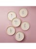 Hermia 6er-Set: Dessertteller in Creme/ Bunt - Ø 21 cm