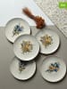 Hermia 6-delige set: dessertborden wit/meerkleurig - Ø 21 cm