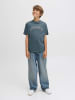 JACK & JONES Junior Koszulka "Caleb" w kolorze niebiesko-szarym