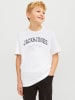 JACK & JONES Junior Koszulka "Caleb" w kolorze białym