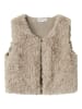 name it Kunstfell-Weste in Beige