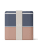 Monbento Lunchbox "Square" blauw/lichtroze - 1,7 l