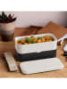 Monbento Pojemnik w kolorze czarno-kremowym na lunch - 1 l