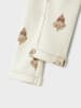 Lil Atelier Legginsy w kolorze kremowym