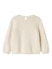 Lil Atelier Sweter w kolorze kremowym