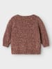 Lil Atelier Cardigan in Rot/ Creme