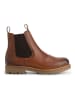 TRAVELIN' Leren chelseaboots "Agder" lichtbruin