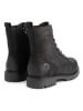 TRAVELIN' Leder-Boots "Akland" in Schwarz