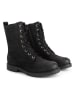 TRAVELIN' Leder-Boots "Bossvika" in Schwarz