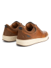 TRAVELIN' Leren sneakers "Darley" lichtbruin