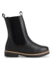 TRAVELIN' Leren chelseaboots "Ferring" zwart