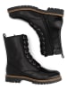 TRAVELIN' Leren boots "Forsol" zwart