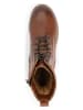 TRAVELIN' Leren boots "Forsol" lichtbruin