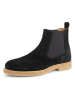TRAVELIN' Leder-Chelsea-Boots "Fowley" in Schwarz