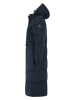 TRAVELIN' Doorgestikte mantel "Franska" donkerblauw
