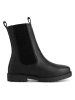 TRAVELIN' Leder-Chelsea-Boots "Herning" in Schwarz