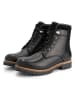 TRAVELIN' Leren boots "Karhamn" zwart