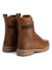 TRAVELIN' Leder-Boots "Kongsmark" in Hellbraun