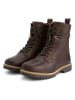 TRAVELIN' Leder-Boots "Kongsmark" in Braun