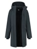 TRAVELIN' Wintermantel antraciet/zwart