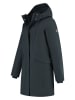 TRAVELIN' Wintermantel antraciet/zwart