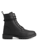 TRAVELIN' Leren boots "Logstrup" zwart