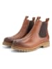 TRAVELIN' Leren chelseaboots "Nodeland" lichtbruin