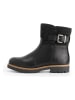 TRAVELIN' Leren enkelboots "Orkla" zwart