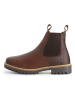 TRAVELIN' Leder-Chelsea-Boots "Sirdal" in Braun