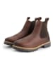 TRAVELIN' Leder-Chelsea-Boots "Sirdal" in Braun