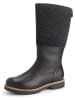 TRAVELIN' Leder-Stiefel "Skive" in Schwarz