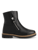TRAVELIN' Leren boots "Vilsted" zwart
