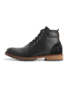 TRAVELIN' Leeder-Boots "Walton" in Schwarz 